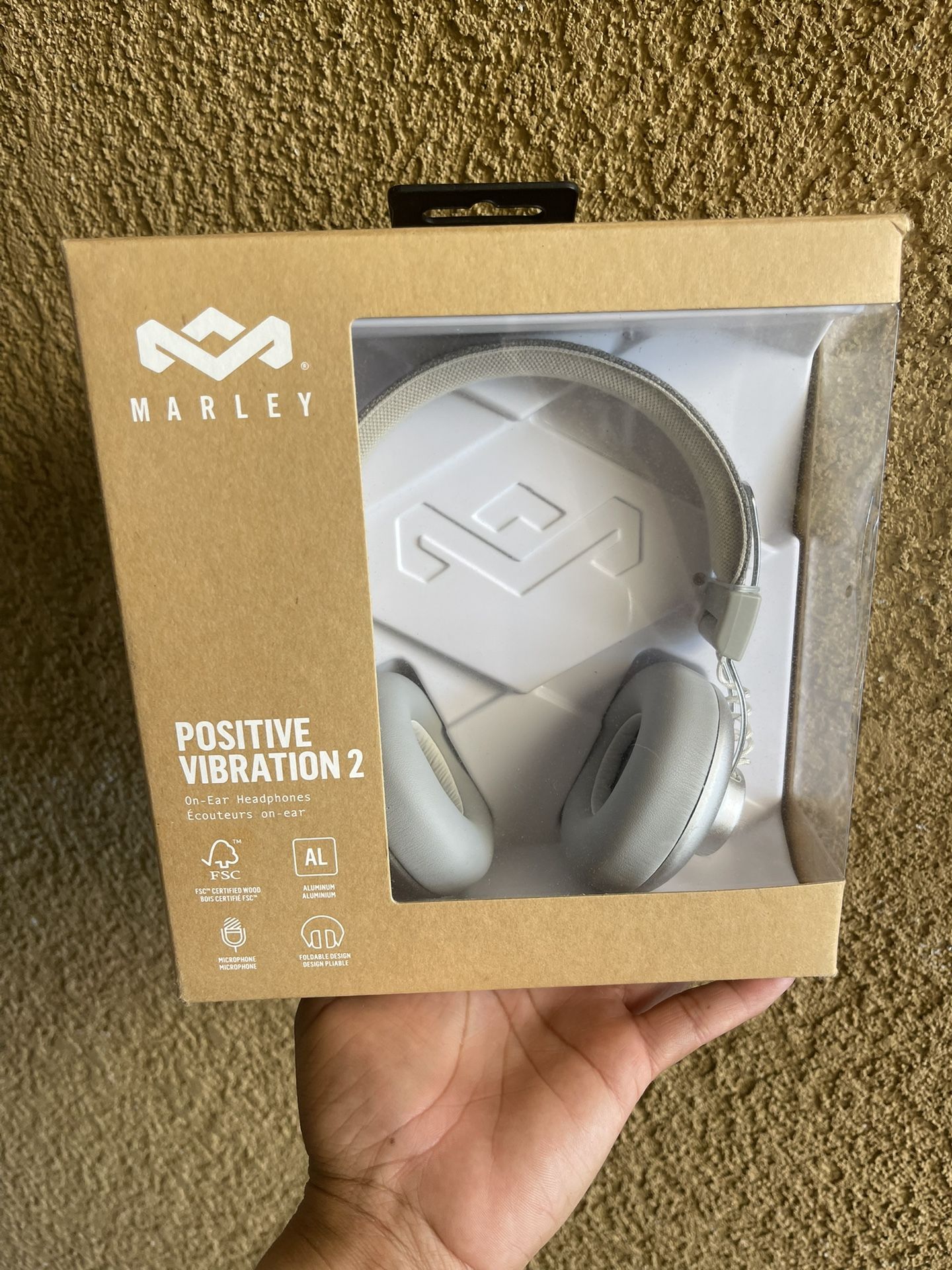 House of Marley Positive Vibration 2 Wireless On-Ear Headphones / Damaged Box