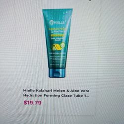 Mielle Kalahari Melon In Aloe Vera Hydration Forming Glaze Tube 7.5 Oz