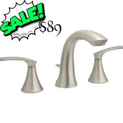 Top Rated

MOEN

Darcy 8 in. Widespread 2-Handle High-Arc Bathroom Faucet in Spot Resist Brushed Nickel


