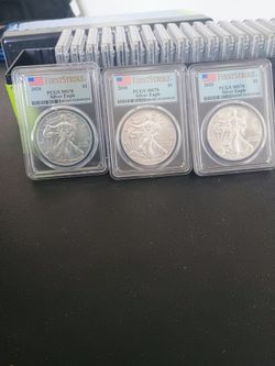 Perfect Grade 2020 Numismatic Slabs (PCGS MS70) - Collectible Bo