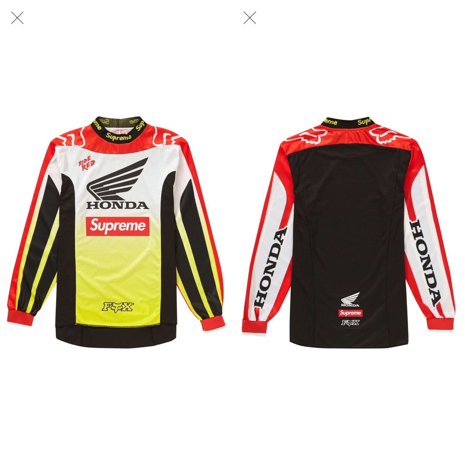 Supreme Honda shirt new 100% authentic size M,L available $175 each