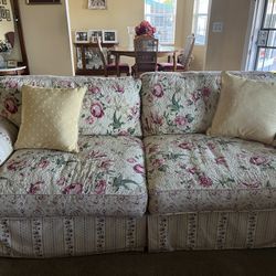 Floral Sofa, loveseat, Chair