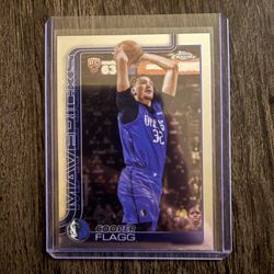 Cooper Flagg RC Rookie Topps Chrome Base Card #251