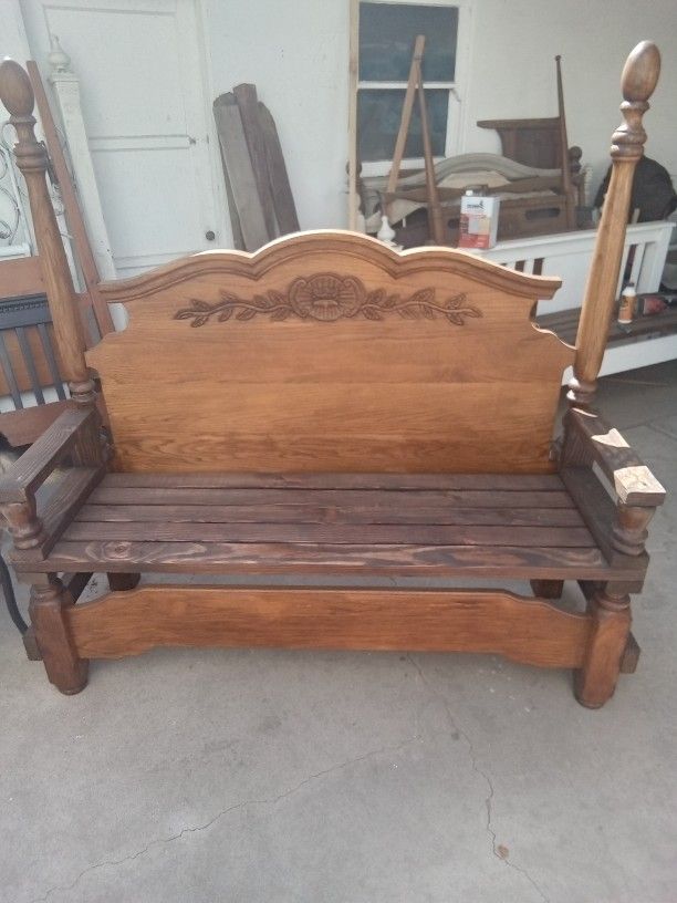 Custom  Bench  64 Wide By 19 To The Seat By 20