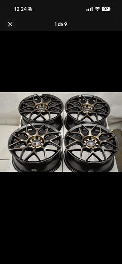 16" Wheels Rims Black Bronze 5 Lugs Toyota Camry Celica Corolla Prius VW Beetle