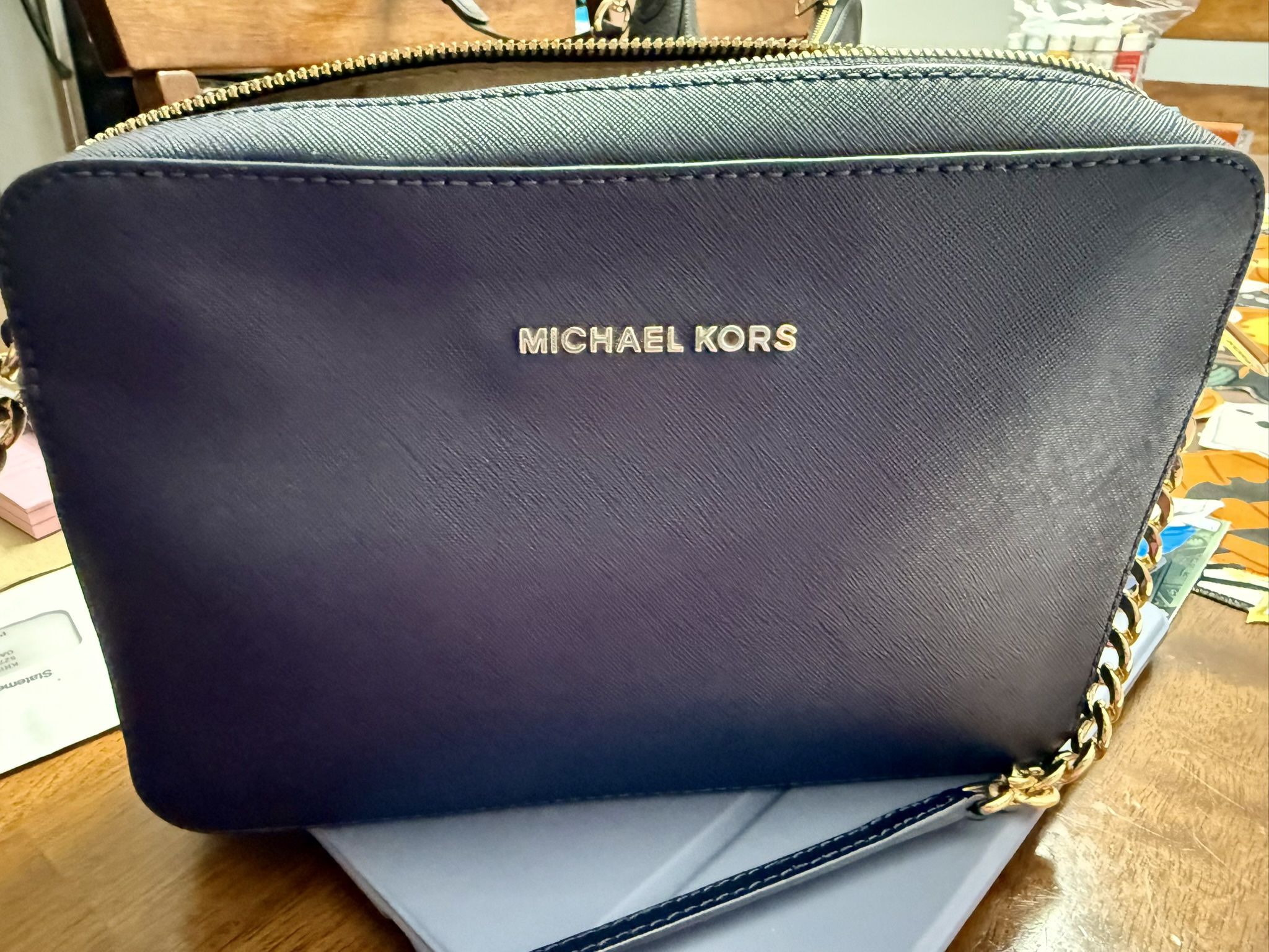 Michael Kors Navy Crossbody Purse