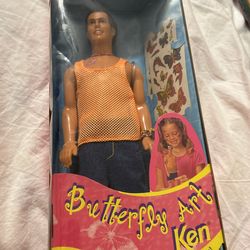 Butterfly Art Ken Doll