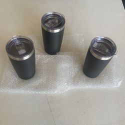 3 Tumblers With Tops