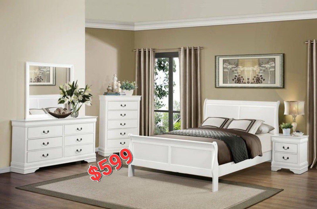 Mayville White Bedroom Set
