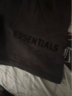 Fear of God Essentials Black Sweat Shorts