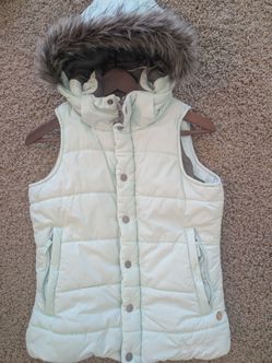 Burton, women's vest, baby blue, XS.