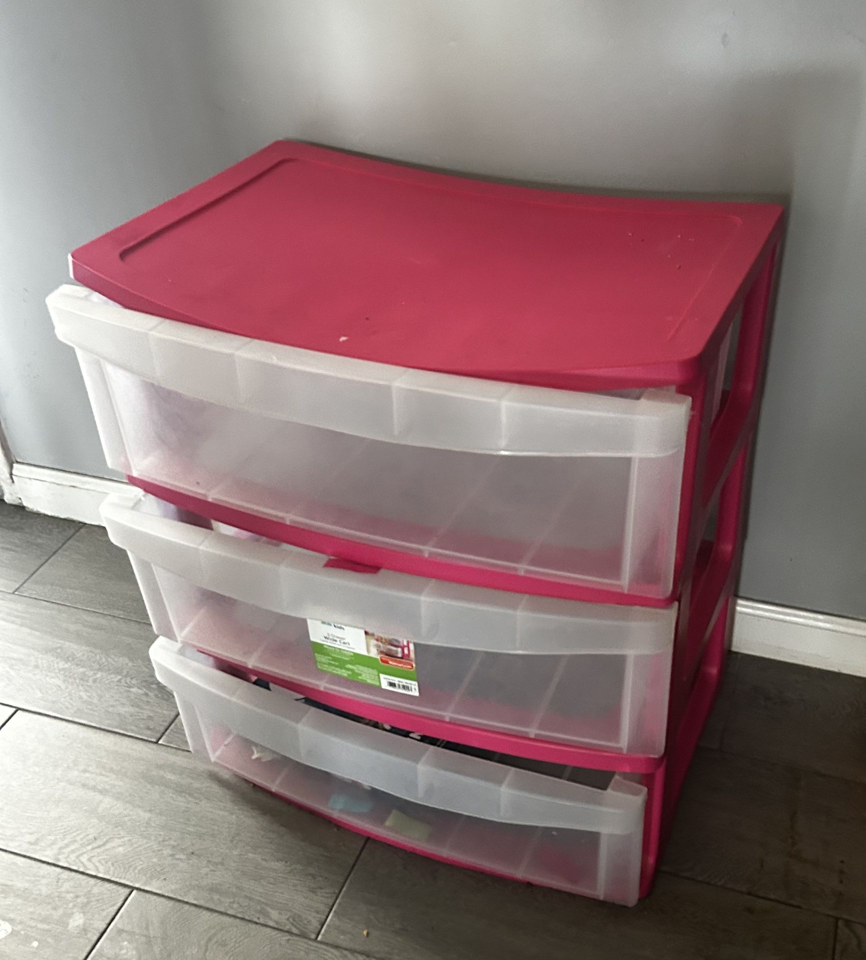 Plastic Three Drawer