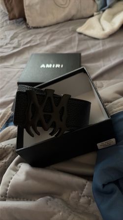 Black on Black Amiri belt