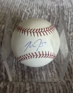 Mike Trout Signed Baseball - Rookie Signature