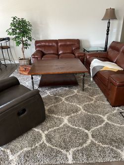 Area rug with matching small size