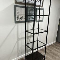 5 Tier Shelving Unit Like New $55 Solid & Strudy