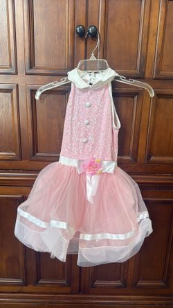 Weissman Pink Sequined Leotard Dress