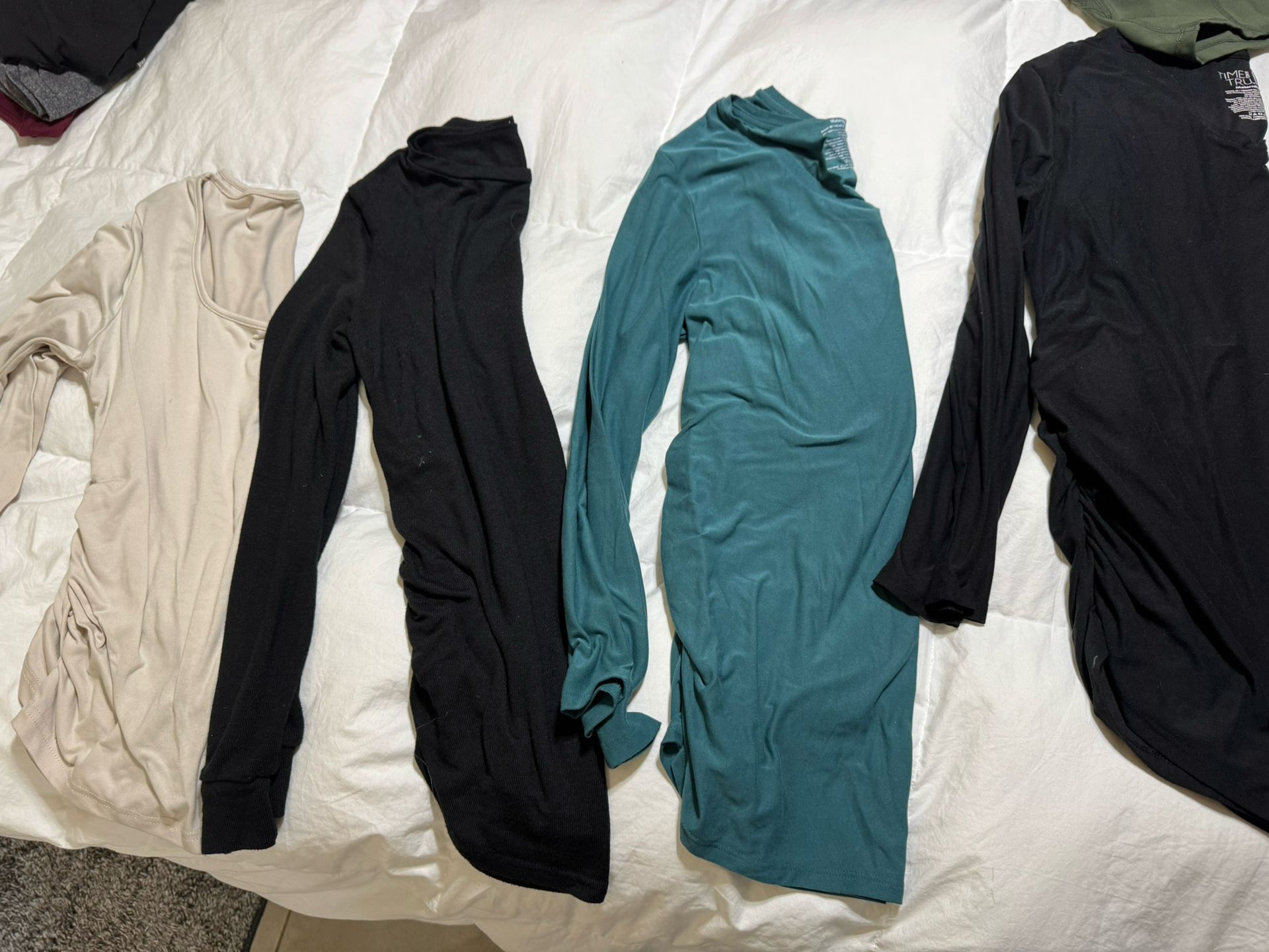 Small Long sleeve Maternity Shirts