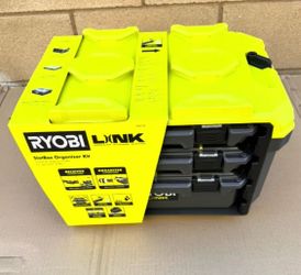Ryobi LINK SlotBox Organizer Drawer Tool Box Kit