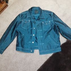 Pre-owned Men's Size XL Guess Denim Jacket 