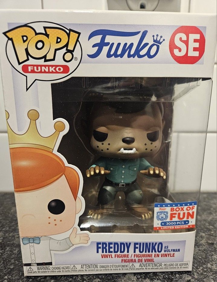 FREDDY FUNKO EXCLUSIVE AS WOLFMAN