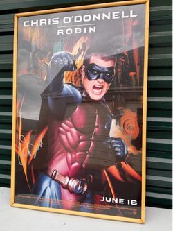 BATMAN FOREVER Star, Chris O'Donnell 1995 Signed Poster Limited To 250