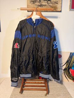 Vintage NFL Super Bowl exclusive stadium collection Windbreaker Jacket