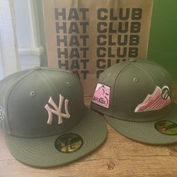 Hat Club ‘Pink Martini’ Size 7 1/4