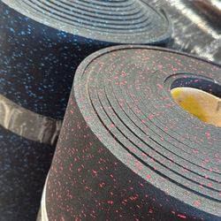 RUBBER FLOORING GYM FLOOR - COMMERCIAL GRADE! Heavy Duty Indestructible, Better Than Horse Stall Mats
