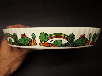 10" Tart Pan - Crown Devon "Country Lane"