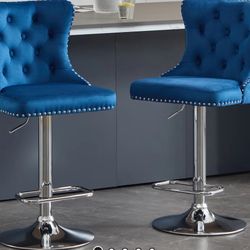 Barstools Swivel Chairs 2 Pcs 
