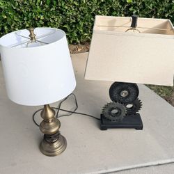 Cool Lamps w/ Nice Shades - $10 Each