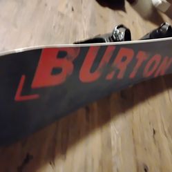 Burton 130 board with bindings