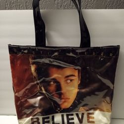 Justin Bieber Believe 2012-2013 Vinyl Tour Bag Tote Extra Large


