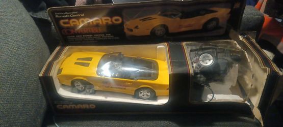 Toy remote Camero convertible