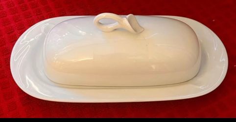 Butter Dish Calla Lily.