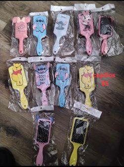 Character hair brushes