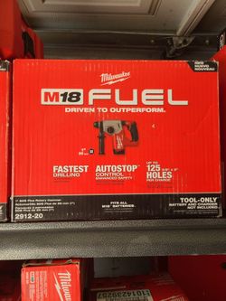 Milwaukee M18 FUEL 1" SDS Rotary Hammer Tool-Only