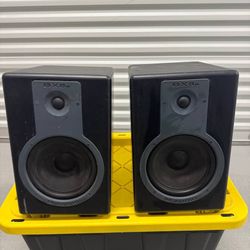 Pair of M-Audio Studiophile BX8a 8" Bi-Amped Active Studio Monitors - Tested