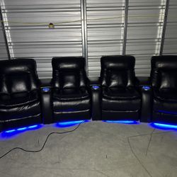 Power Reclining Theater Chairs