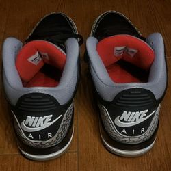 Nike Air Jordan 3 Retro Black Cement 2017 Men's Size 10.5 Authentic 