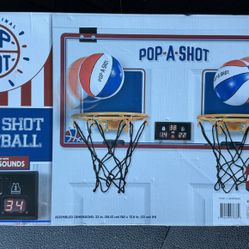 NIB:  Over the Door Double Hoop Pop a Shot