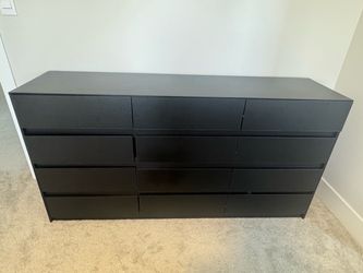 9 draw wooden dresser
