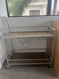 Industrial Bar Cart  Brand New 