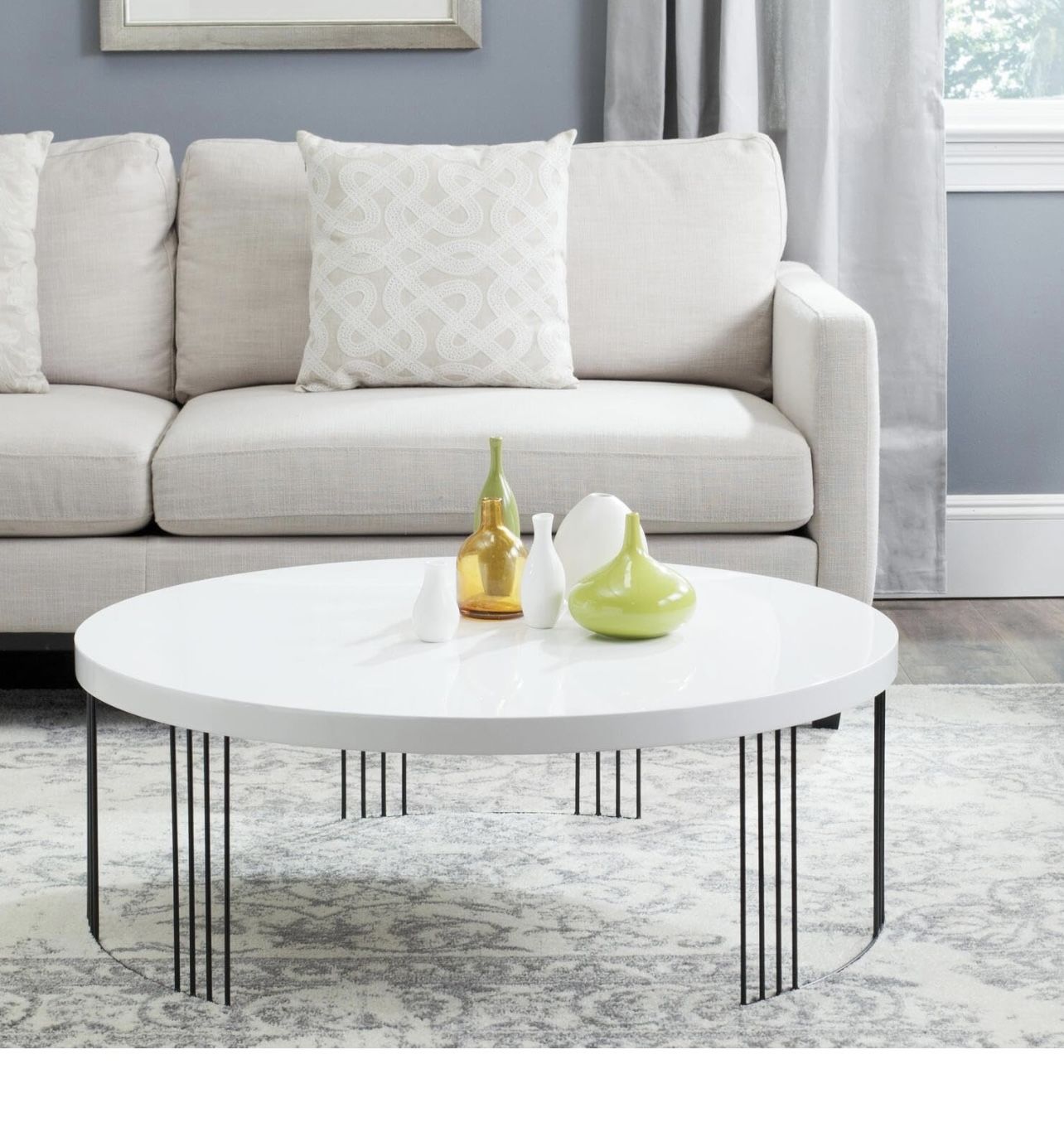 White coffee table