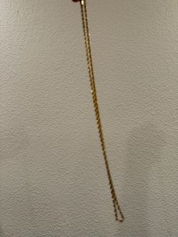 Gold-Tone plated Thin Chain Necklace