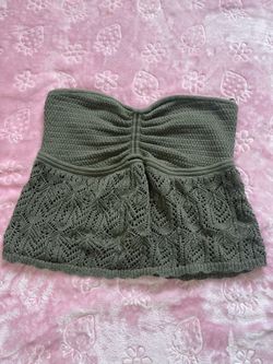 Olive green American eagle top