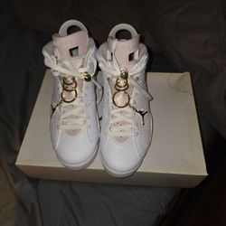 Jordan gold 6 women's seven
