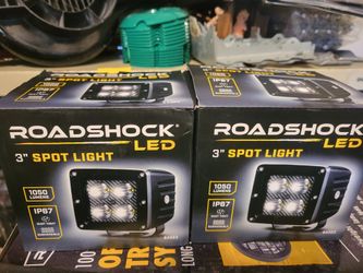 Led 3 Inch Spotlight Roadshock Brand New Pair