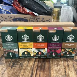 Starbucks Nespresso pods 50 assorted